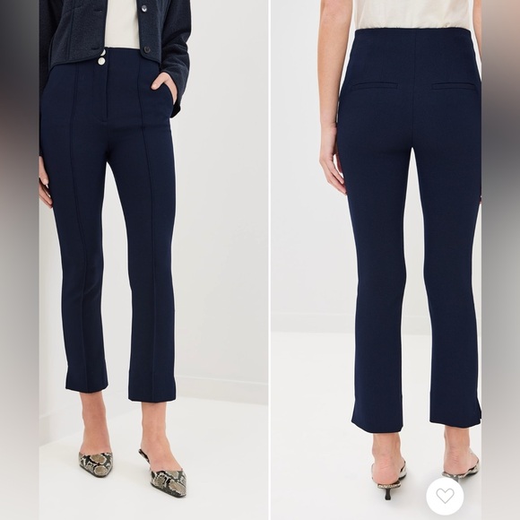 Veronica Beard Kean suiting dress pants trousers navy NWT